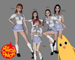 Kagura (azumanga daioh) is a character from azumanga daioh. Azumanga Daioh The 3d By Tsubasashi On Deviantart