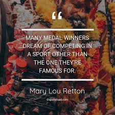 Mary lou retton (born january 24, 1968) is a retired american gymnast. Many Medal Winners Dream Of Compe Mary Lou Retton About Famous