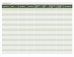 Inventory List