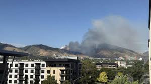 Bonneville Fire above Salt Lake City