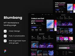Nft Marketplace Landing Page In 2021 Landing Page Music Land Popular Artwork