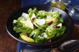 Finest Shaved Parmesan Pear Pecan And Rocket Salad With A Honey Mustard Dressing Tesco Real Food Honey Mustard Dressing Tesco Real Food Food