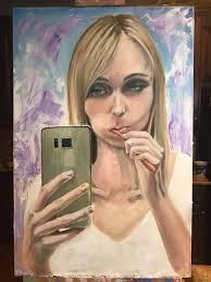 I've been in a long slump. Felt good to paint again.