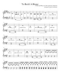 Learn how to play to build a home by the cinematic orchestra on the piano! To Build A Home By The Cinematic Orchestra Sheet Music For Piano Solo Musescore Com