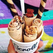 Scroll Ice Cream Ice Cream Fried Ice Cream Cream Recipes