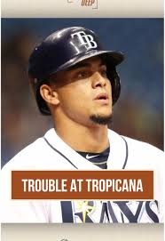 Willy Adames Struggles to See Ball at Tropicana Field