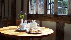 A Cream Tea At A National Trust Tearoom