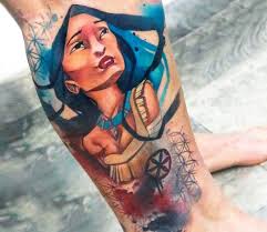 Disney tattoos moana tattoos disney sleeve tattoos cartoon tattoos pocahontas tattoos aladdin tattoo disney sister tattoos. Pocahontas Tattoo By Uncl Paul Knows Photo 28431