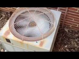 The indoor fan not working. Old Ge Air Conditioner Running Youtube