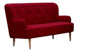 Wilbo Sofas 3 Sitzer Sofa Rot Stoff Kuchen Sofa Esszimmer Sofa Rotes Sofa