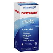 Buy Demazin Cold Relief Colour Free Syrup 200ml Online At