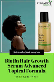 Hair Thickness Biotin Hair Growth Serum Thicker Stronger More Healthy Looking Hair Is Not Just A Matter Of Genetics Its A Matter Of Nutrition Too Biotin Hair Biotin Hair Growth Hair Growth Serum