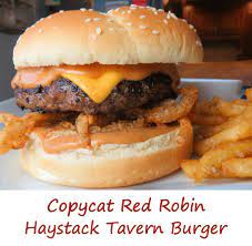Copycat Red Robin S Haystack Tavern Burger Life S A Tomato Ripen Up Your Life Recipe Burger Burger Patty Recipe Red Robin Recipes