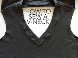 How to sew a bias tape neckband | sewing projects for beginners brother 1034d go.magik.ly/ml/6dix/ double brushed knit. How To Make A V Neck Neck
