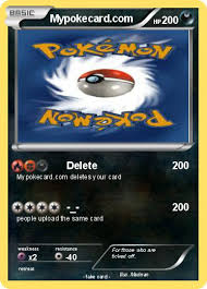 This online pokemon card maker helps you to create your own pokemon card by following some instructions given on the website. Mypokecard Com Design Your Own Custom Pokemon Cards