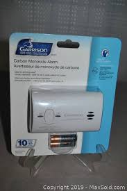 Distribution and evaluation of a carbon monoxide detector intervention in two settings: Garrison Carbon Monoxide Alarm New Auction Maxsold