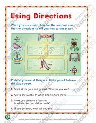 Free printable maps and directions. Using Directions Grade 2 Map Skills Printable Maps Skills Sheets