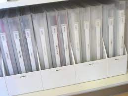 これはすっきり シンプル 無印ファイル ボックスが大活躍 取扱説明書の収納 muji storage desk organization binder organization