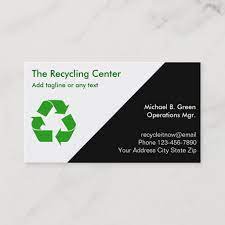 ❤️ examples of recycle business cards templates for easy generating customizable personalized visiting card layout in online constructor app & free download. Recycling Business Cards Zazzle Com Recycling Business Business Card Design Simple Simple Business Cards