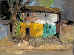 Village House 1 By Milind Mulick Watercolor Landscape Paintings Amazing Art Painting Painting