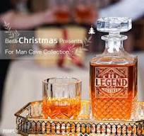 Ponpur® The Legend Whiskey Decanter Set with 2 Glasses - Ponpur