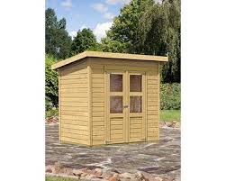 Karibu Holz Gartenhaus Neuenburg 1 Natur B X T 208 Cm X 150 Cm Gartenhaus Haus Garten