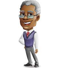 Elderly African American Man Cartoon Vector Character Graphicmama Vector Character Design Cartoons Vector African American Men