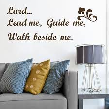 Lord Lead Me Guide Me Removable English Quotes Pvc Wall Sticker Mural Home Decor Christian Faith Living Room Bedroom Decor Bedroom Decor Home Decorpvc Wall Sticker Aliexpress