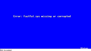 How To Fix Fat File System Fastfat Sys Error Windows Bulletin Tutorials