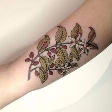 The dye in the plant leaves stain the skin cells a lovely range of brown tones. Coffee Tattoos On Tattoodo Tattoo Cafe Tattoos Coffee Tattoos