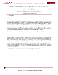 Berpenghasilan min rp 2 000 000 / bulan. Pdf Analisis Elemen Al Hajah Dalam Pembiayaan Peribadi Analysis Of Element Al Hajah In Personal Financing