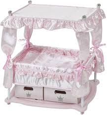 Amazon Com Princess Pink Doll Bed Toys Games