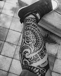 40 Polynesian Leg Tattoo Designs For Men Manly Tribal Ideas Polynesian Leg Tattoo Tattoo Designs Men Leg Tattoos