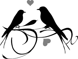Love Birds Clip Art Black Love Birds Black Clip Art Vector Clip Art Online Royalty Free Bird Silhouette Clip Art Art