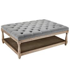 Your upholstered dining chairs give you so much comfort while you sit for dinner. Upholstered Grey Ottoman La Residence Interiors