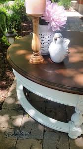 The dark color of this stain is right up my alley!!! Farmhouse Coffee Table Karen Studio Paint Design Coffee Table Farmhouse Painted Coffee Tables Coffee Table Refinish