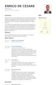 7 Supply Chain Manager Cv Example Visualcv Resume Samples Database Manager Resume Supply Chain Management Resume