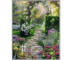 10 tricks für die gestaltung eines kleinen gartens. Mein Schoner Garten Malen Nach Zahlen Vorlage Premium 40 X 50 Cm Bildformate Www Malennachzahlen Schipper Com