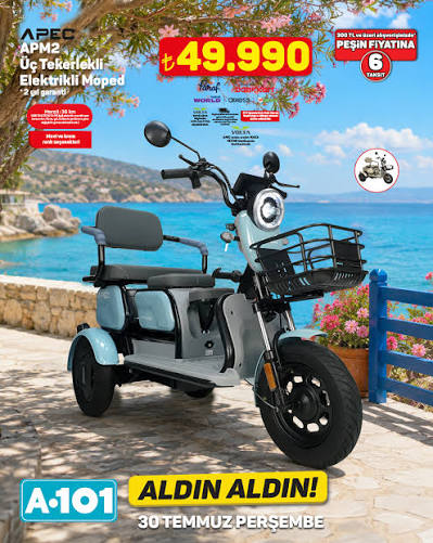 A101'den Motosiklet ve Moped Fırsatı: İki Teker Hayallerine İlk Adım