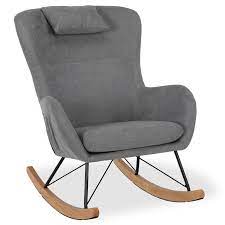 Free 2 Day Shipping Buy Baby Relax Robbie Rocker Accent Chair With Storage Pockets Gray At Walmart Com Storage Chair Rocking Chair Rocker Chairs