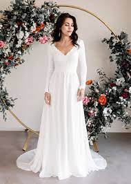 Felicia Dress Wedding Dress Long Sleeve Wedding Dresses Long Wedding Dresses