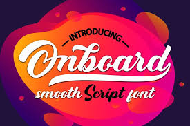 Free fonts to download for your designs! Onboard Smooth Script Font 351064 Script Font Bundles