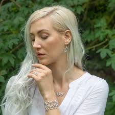 Molten Metal Loopy Silver Necklace