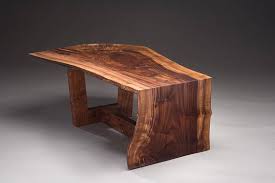 Claro Walnut Live Edge Slab Waterfall Coffee Tables Live Edge Coffee Table Coffee Table Wood Live Edge Slab