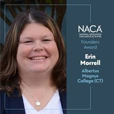 Thank you National Association for Campus Activities for honoring me with  this award!