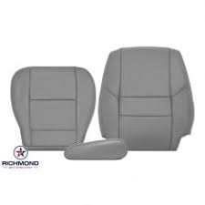 This is a before and after video of a seat repair for a 2001 toyota sequoia done by brandon walls. 2001 2004 Toyota Sequoia Limited Sr5 Leather Seat Cover Driver Bottom Gray Richmond Auto Upholstery