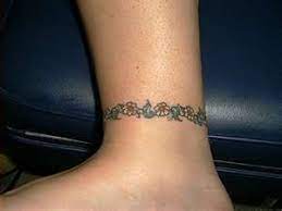 Flower feminine ankle bracelet tattoo. Anklet Tattoos Ankle Bracelet Tattoo Anklet Tattoos Ankle Band Tattoo