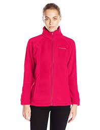 Columbia Womens Benton Springs Full Zip Jacket Soft Fleece With Classic Fit
