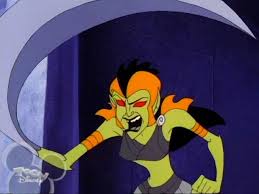 Greek artists portrayed nemesis as a winged goddess who wore a diadem in her thick hair and carried a whip or a dagger. Nemesis Disney Wiki Fandom
