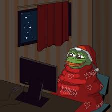 It ain't always so black and white. The Pepe Archives Christmas Pepe Gif